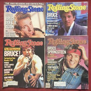 Rolling Stone Magazine Set No. 442, 436, 458, 468  • Bruce Springsteen